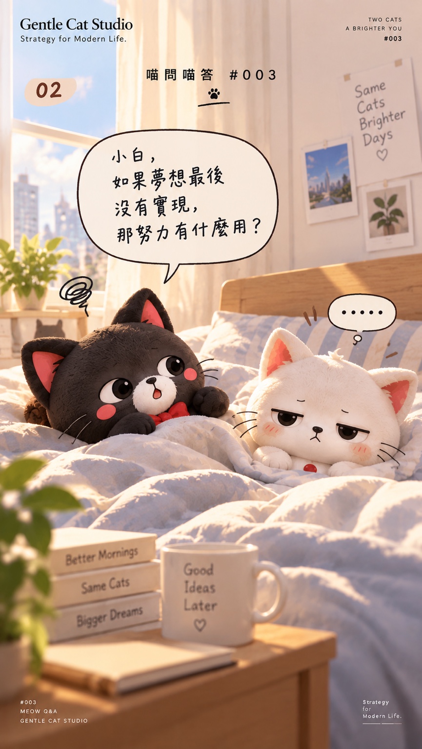 Jasper：小白，如果夢想最後沒有實現，那努力有什麼用？
