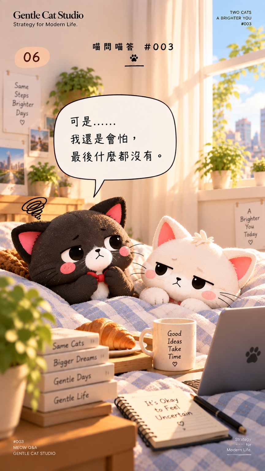 Jasper：可是……我還是會怕，最後什麼都沒有。