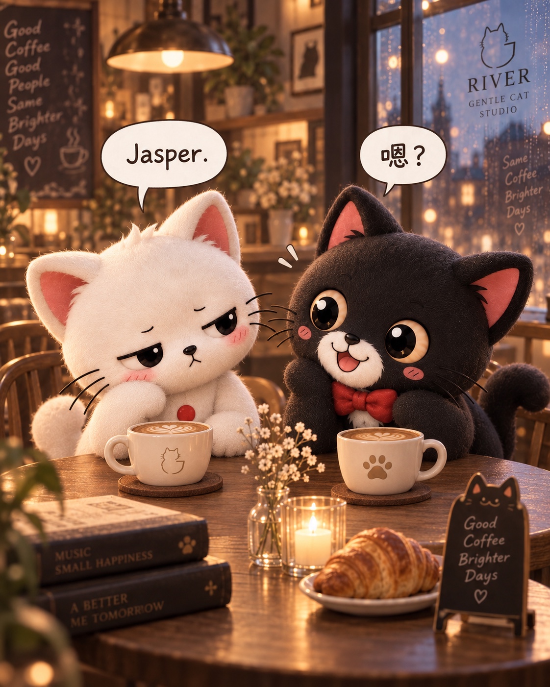 小白：Jasper。Jasper：嗯？